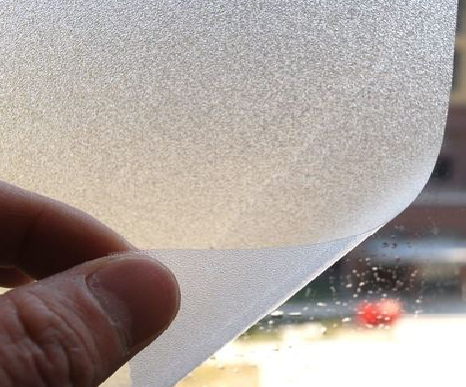 嵩县玻璃门外面粘广告用什么材料好？